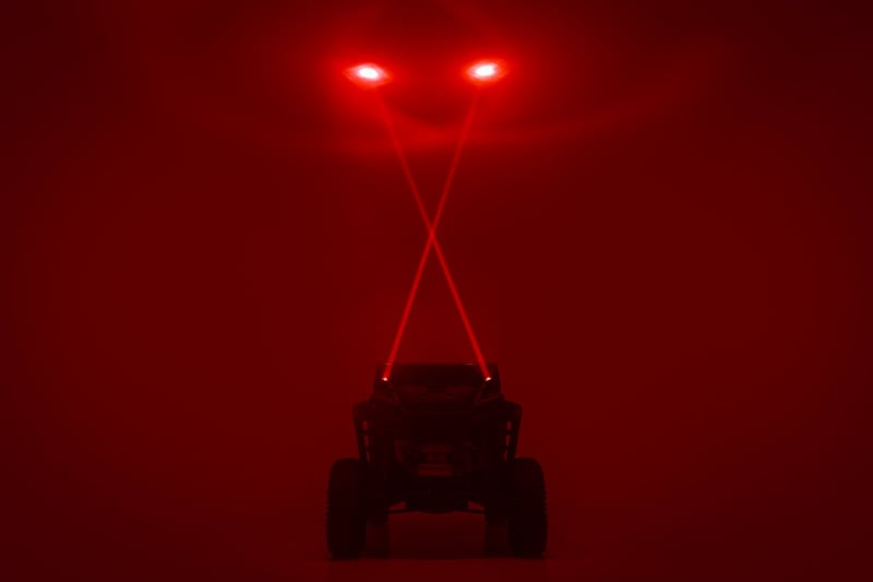 Rough Country - Laser Whip Light Kit - RGBW | 2400 Lumens | Pair