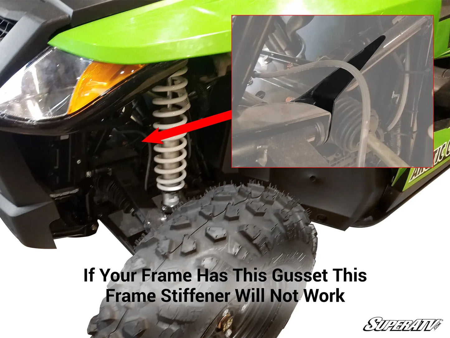 ARCTIC CAT WILDCAT TRAIL FRAME STIFFENER / GUSSET KIT