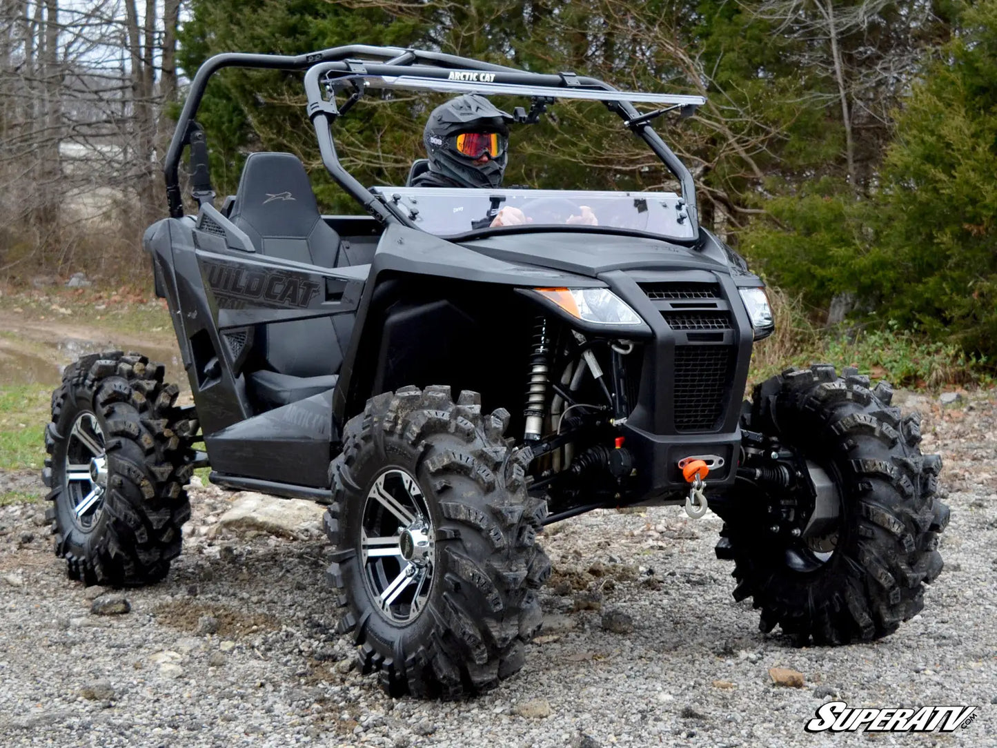 SuperATV - Arctic Cat Wildcat Trail Sport Flip Windshield