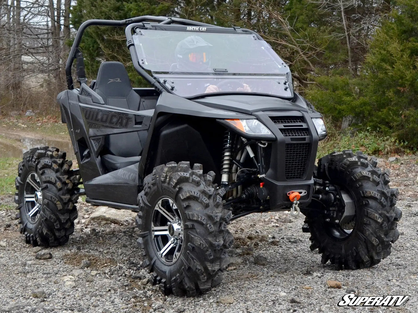 SuperATV - Arctic Cat Wildcat Trail Sport Flip Windshield