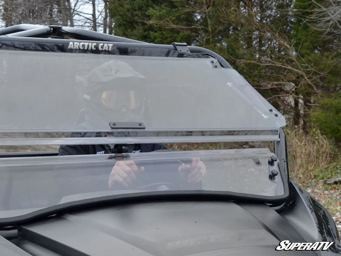 SuperATV - Arctic Cat Wildcat Trail Sport Flip Windshield