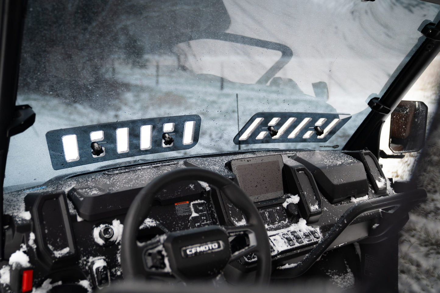 Team MSC - 2025 CF Moto UForce U10 Pro Front Windshield Vented