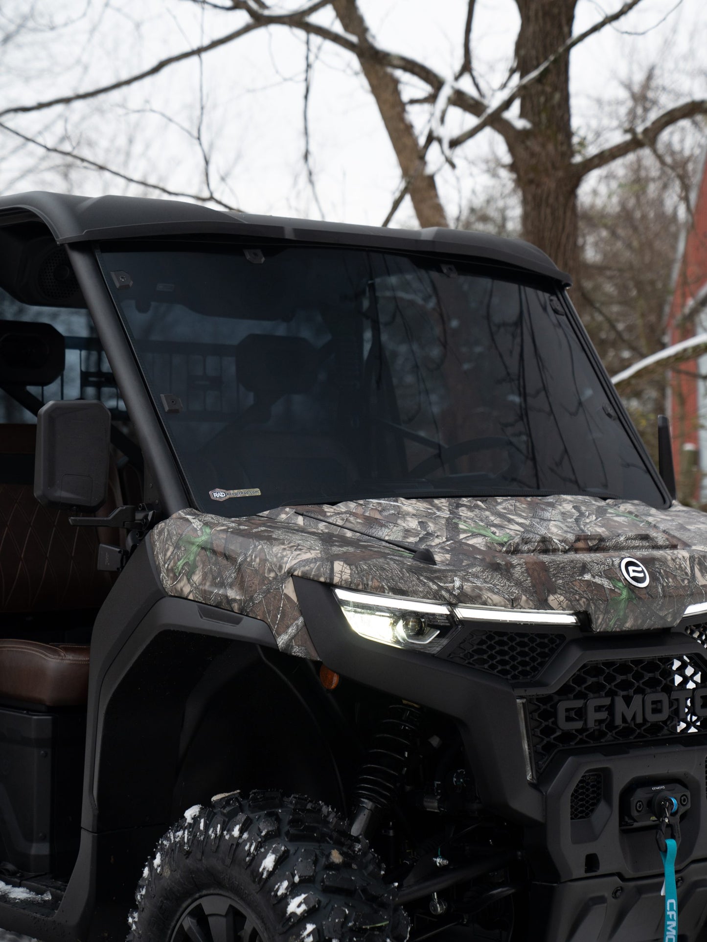 Team MSC - 2025 CF Moto UForce U10 Pro Front Windshield