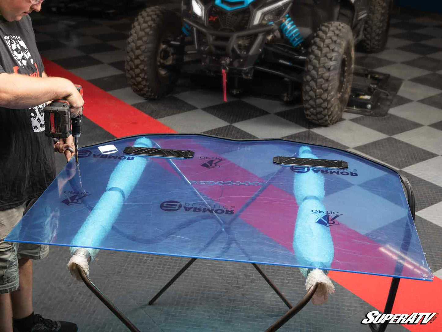 SuperATV - Yamaha YXZ Custom Cage Windshield Kit