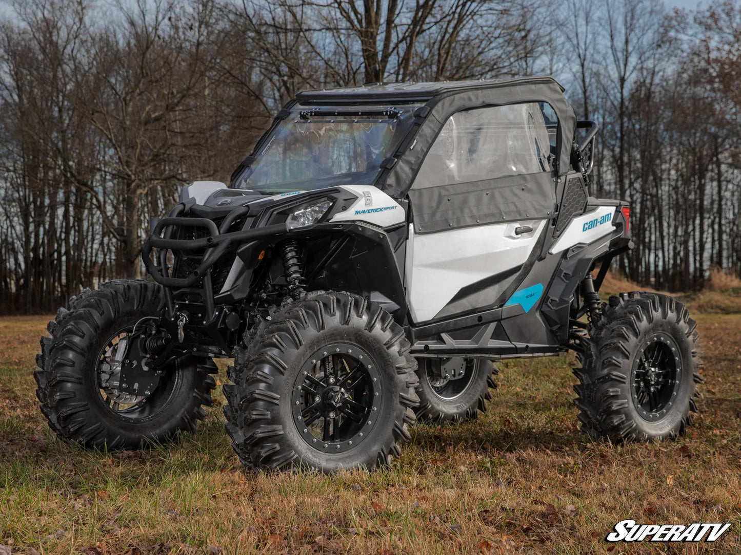 SuperATV - Can-Am Maverick Sport Primal Soft Cab Enclosure Upper Doors