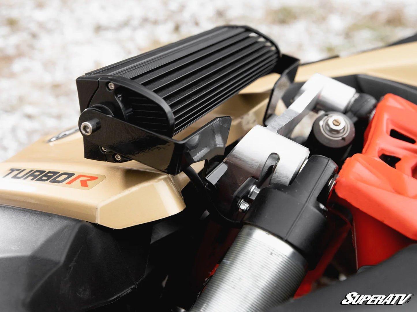 SuperATV - Can-Am Maverick X3 12" Shock Tower Light Bar Mount