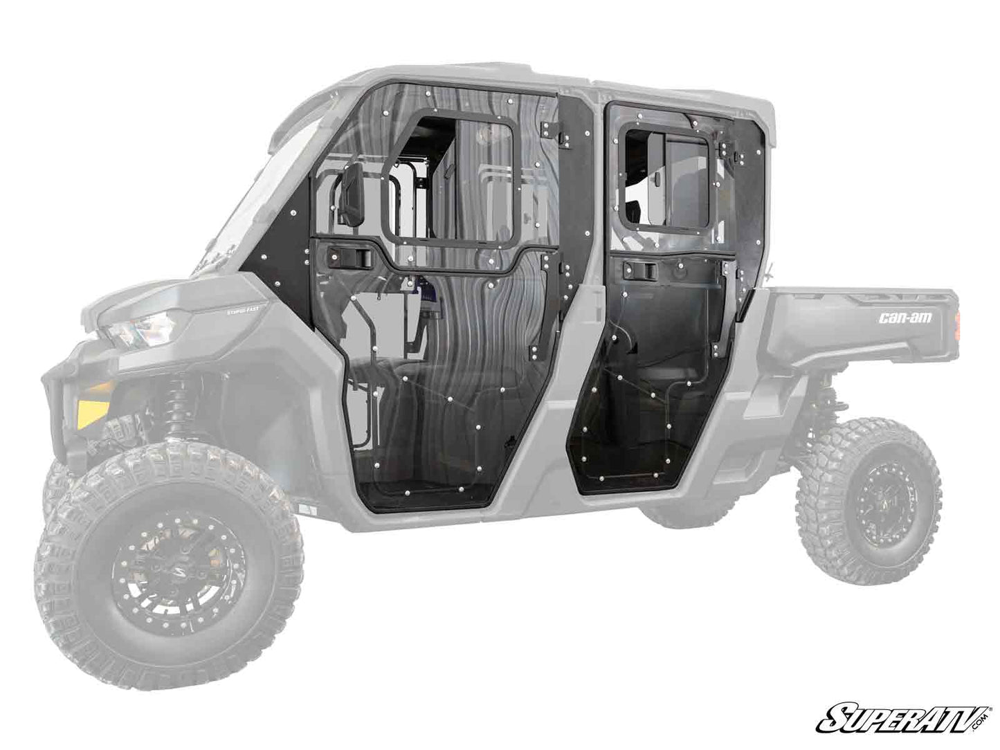 SuperATV - Can-Am Defender MAX Convertible Cab Enclosure Doors