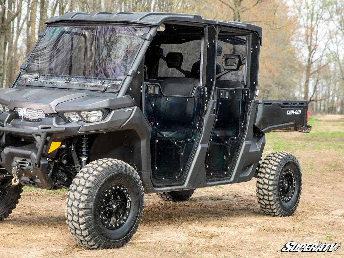 SuperATV - Can-Am Defender MAX Convertible Cab Enclosure Doors