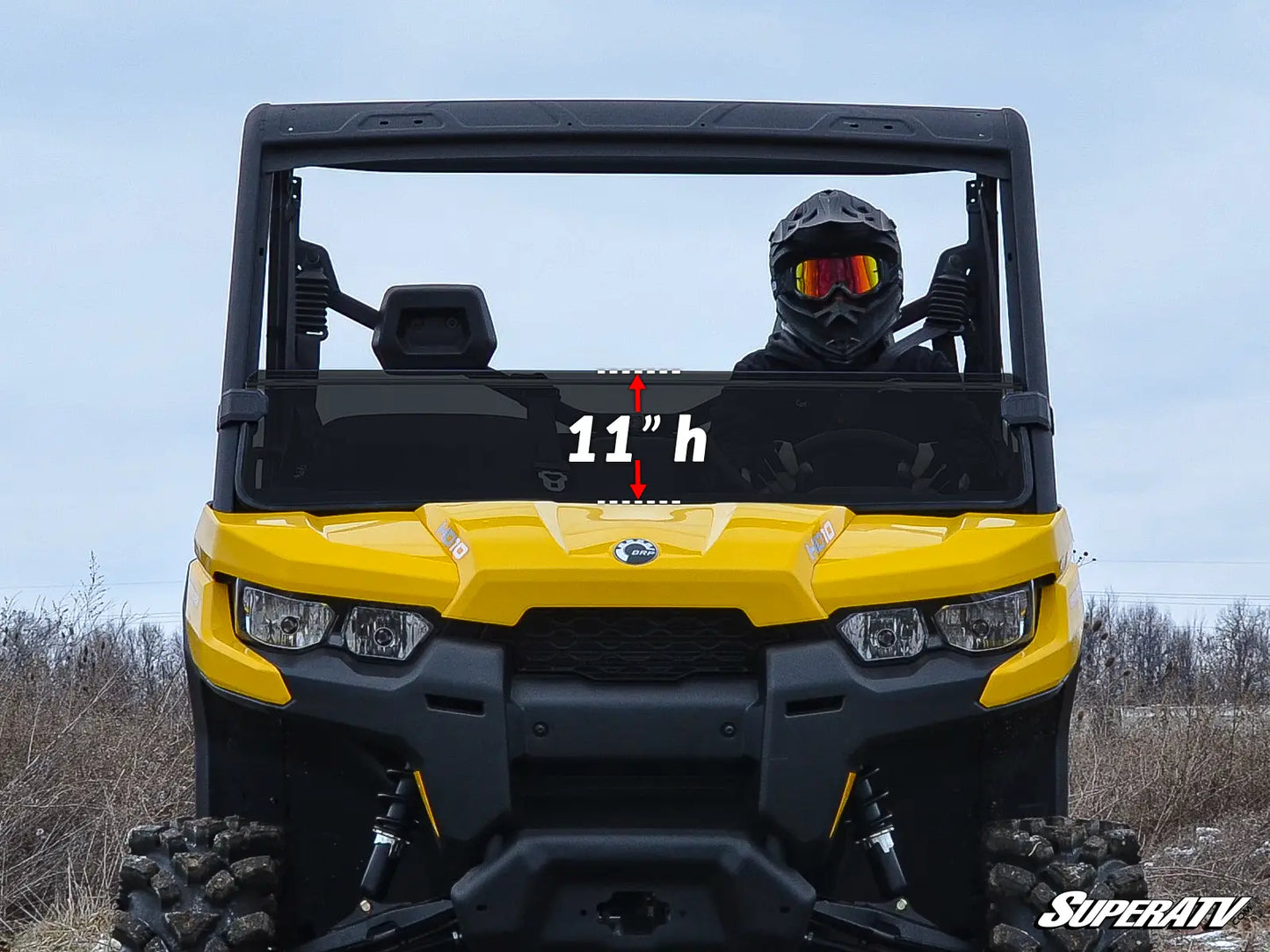 CAN-AM DEFENDER HALF WINDSHIELD