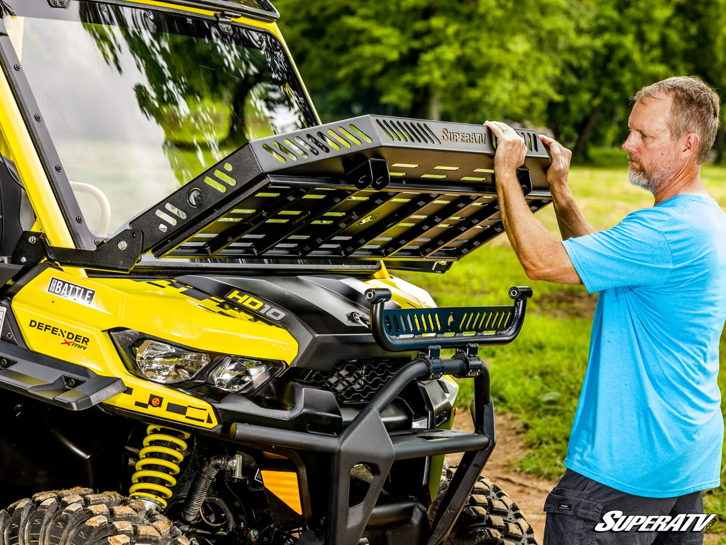 SuperATV - Can-Am Defender Hood Rack Charlie