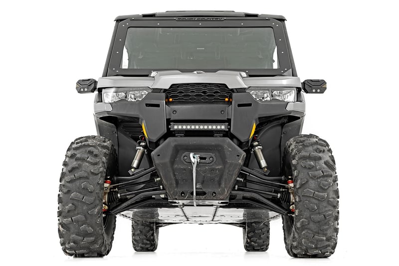 Rough Country - M1 Front Coil Over Shocks - Ride Height Adjust | Can-Am Defender HD 5/HD 8/HD 9