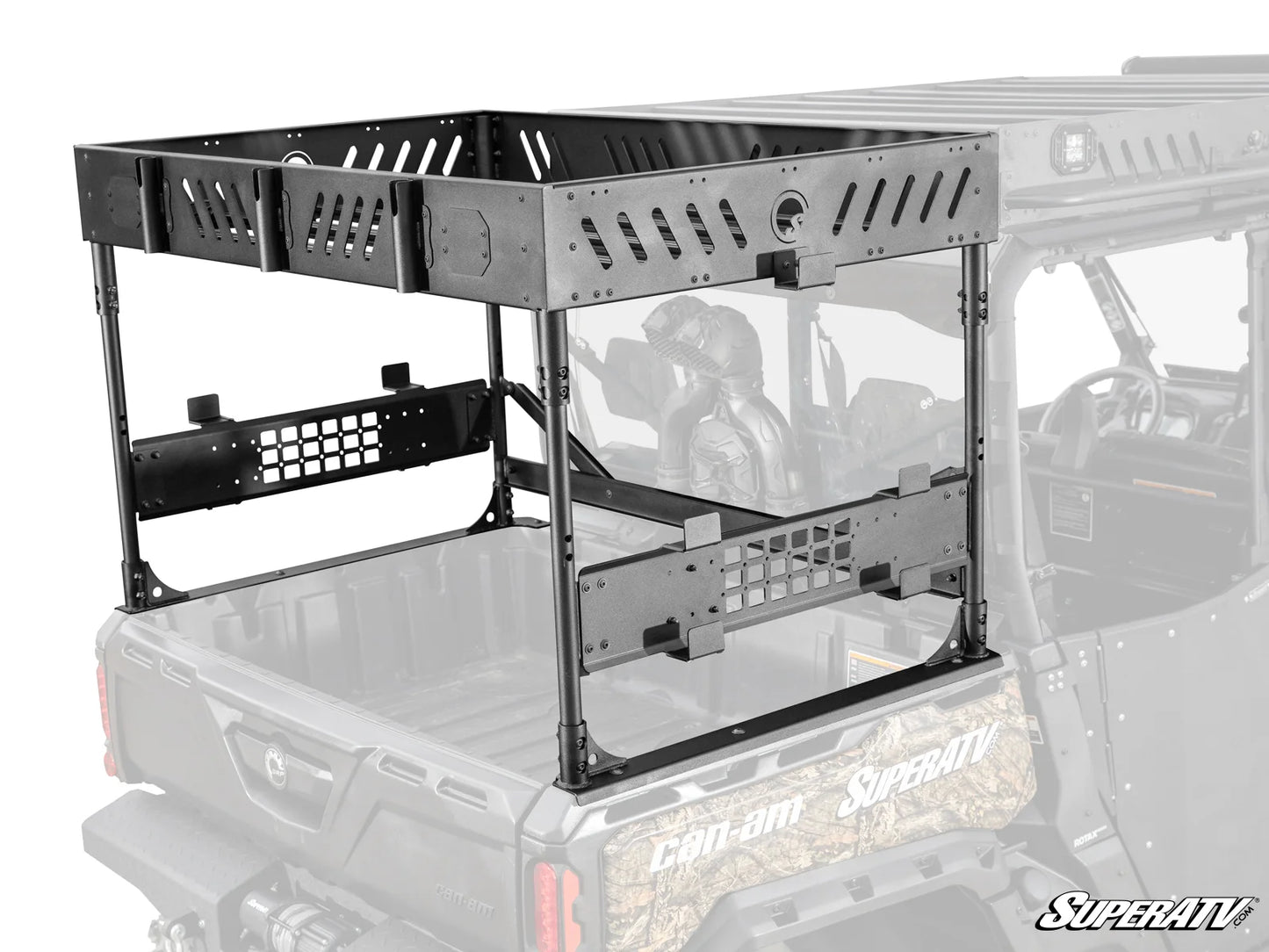 SuperATV - Can-Am Defender MAX Outfitter Bed Rack