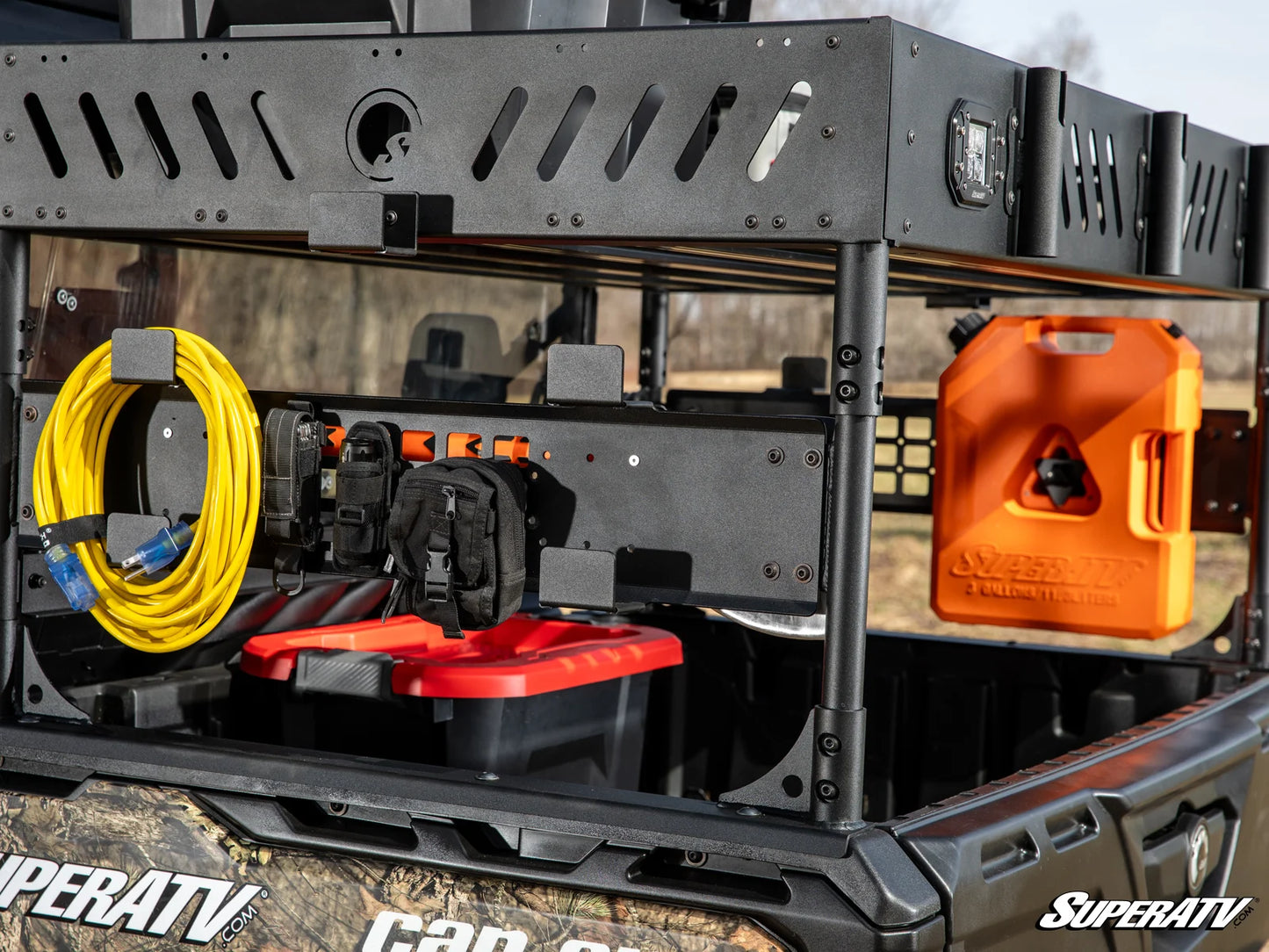 SuperATV - Can-Am Defender MAX Outfitter Bed Rack