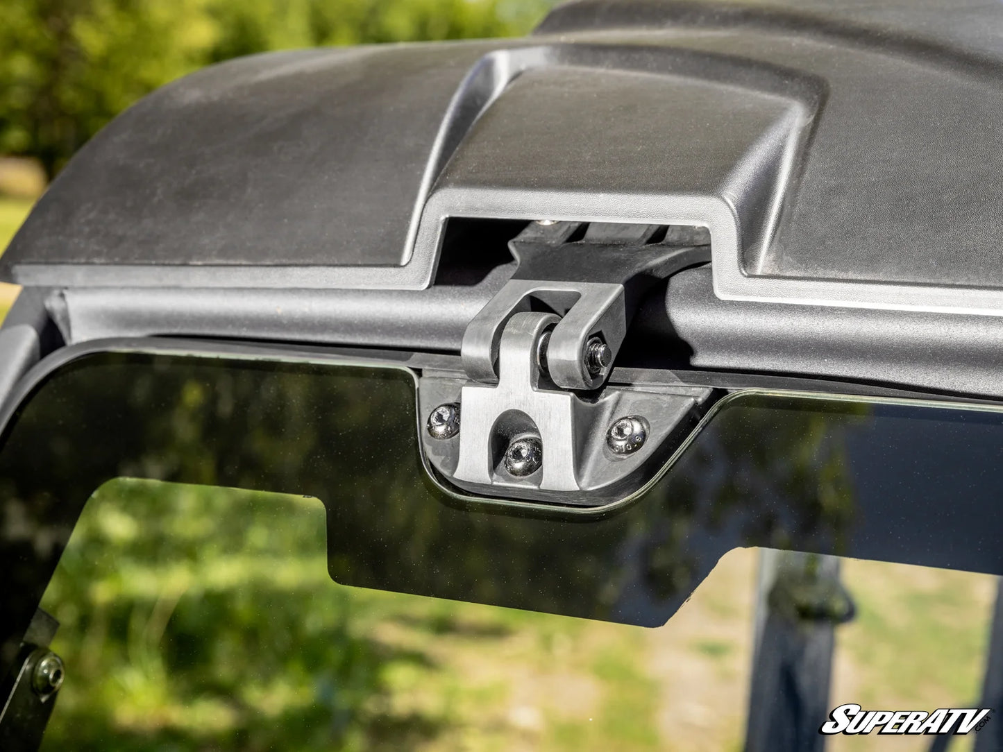 SuperATV - Can-Am Defender MaxDrive Power Flip Glass Windshield