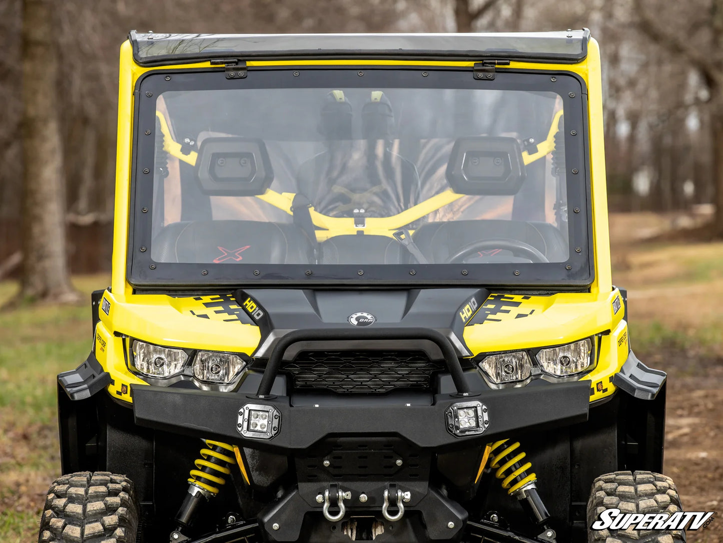 SuperATV - Can-Am Defender MaxDrive Power Flip Windshield