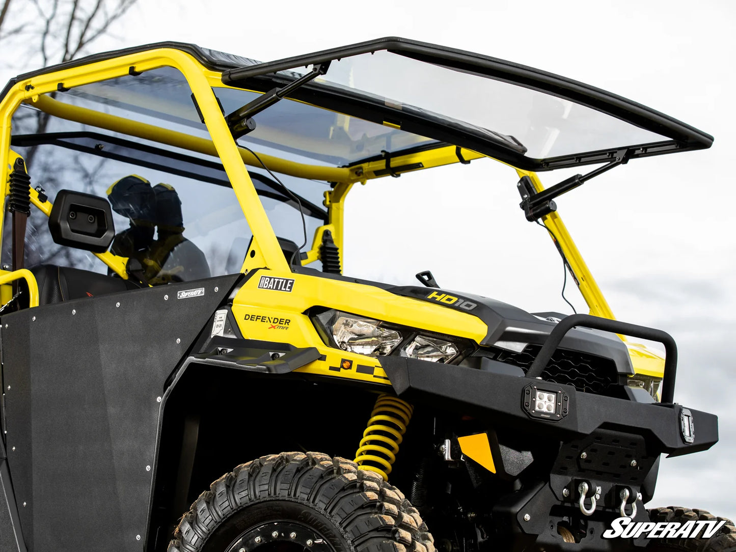 SuperATV - Can-Am Defender MaxDrive Power Flip Windshield