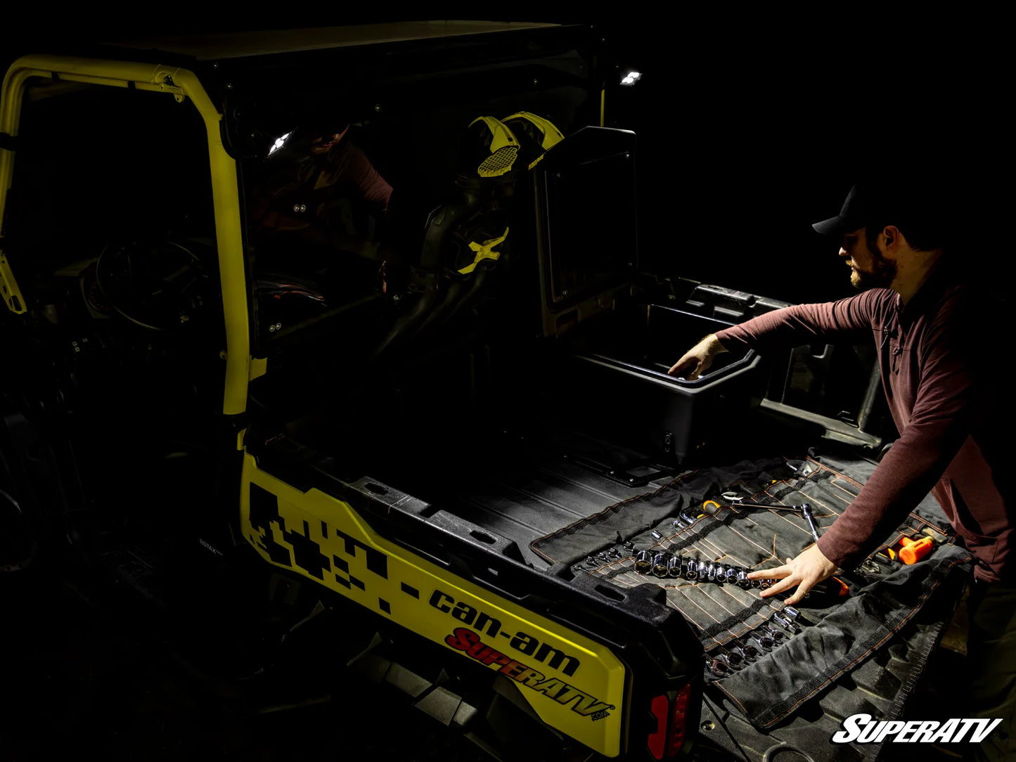 SuperATV - Can-Am Defender Rear-Facing LED Cube Lights