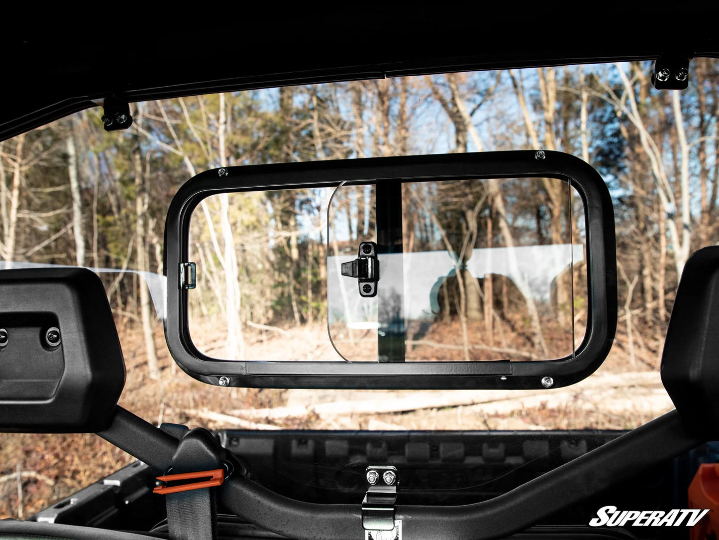 SuperATV - Can-Am Defender Sliding Rear Windshield