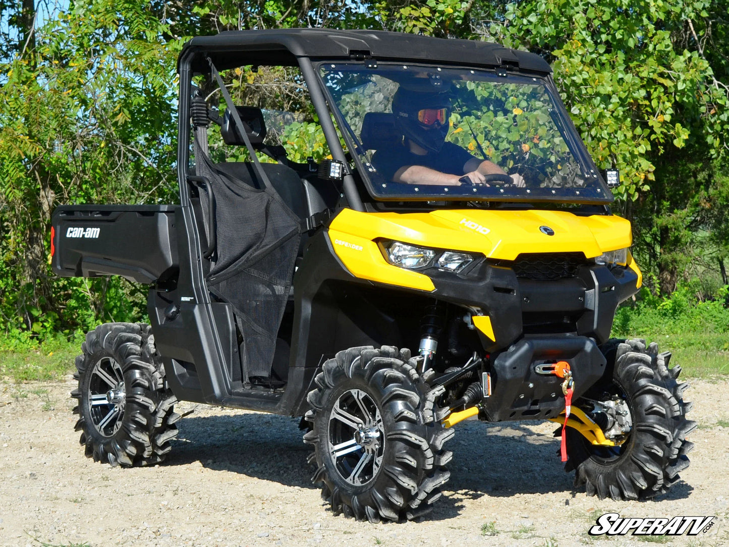 SuperATV - Can-Am Defender Flip Windshield
