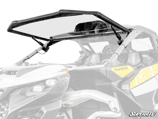 SuperATV - Can-Am Maverick R MaxDrive Power Flip Windshield