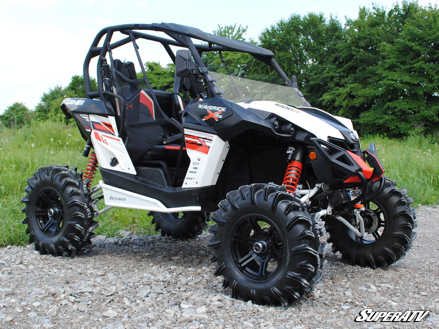 SuperATV - Can-Am Maverick Half Windshield