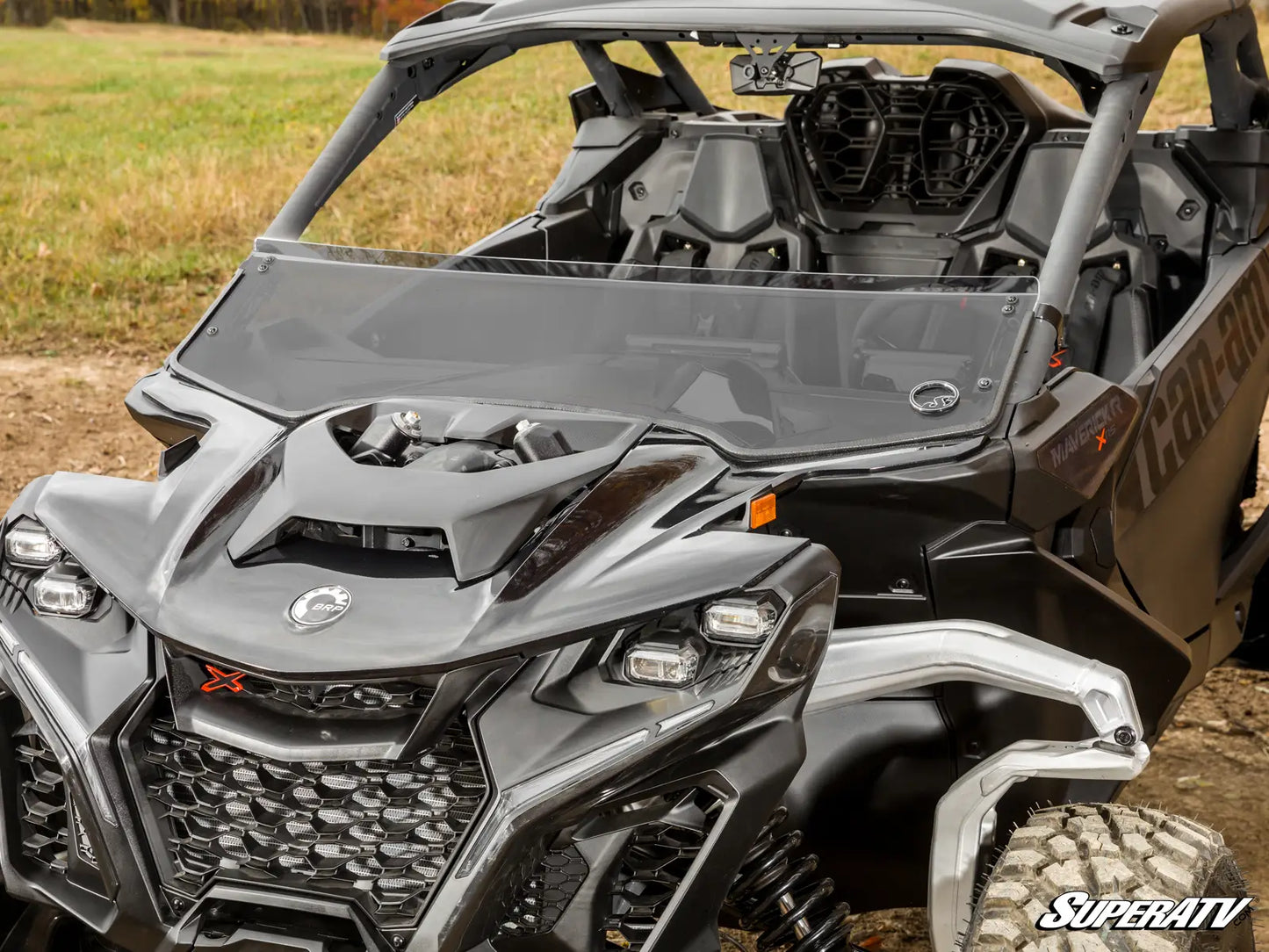 CAN-AM MAVERICK R SCRATCH-RESISTANT HALF WINDSHIELD