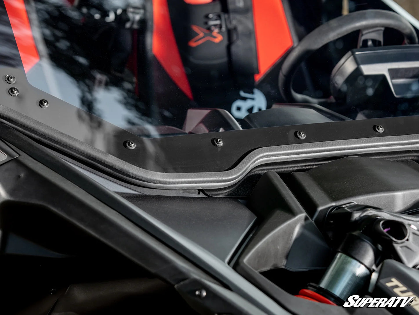 SuperATV - Can-Am Maverick X3 MaxDrive Power Flip Windshield