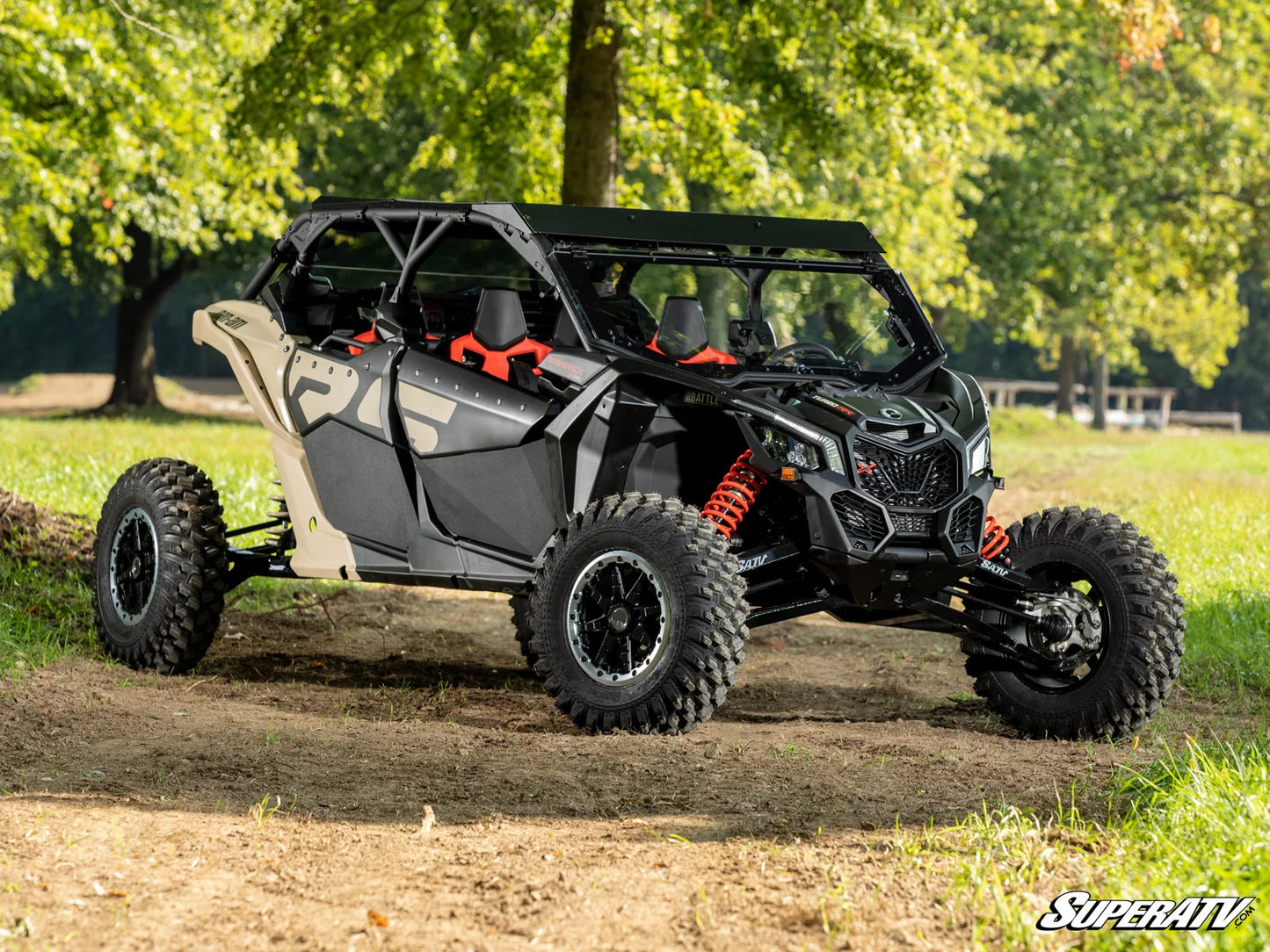 SuperATV - Can-Am Maverick X3 MaxDrive Power Flip Windshield