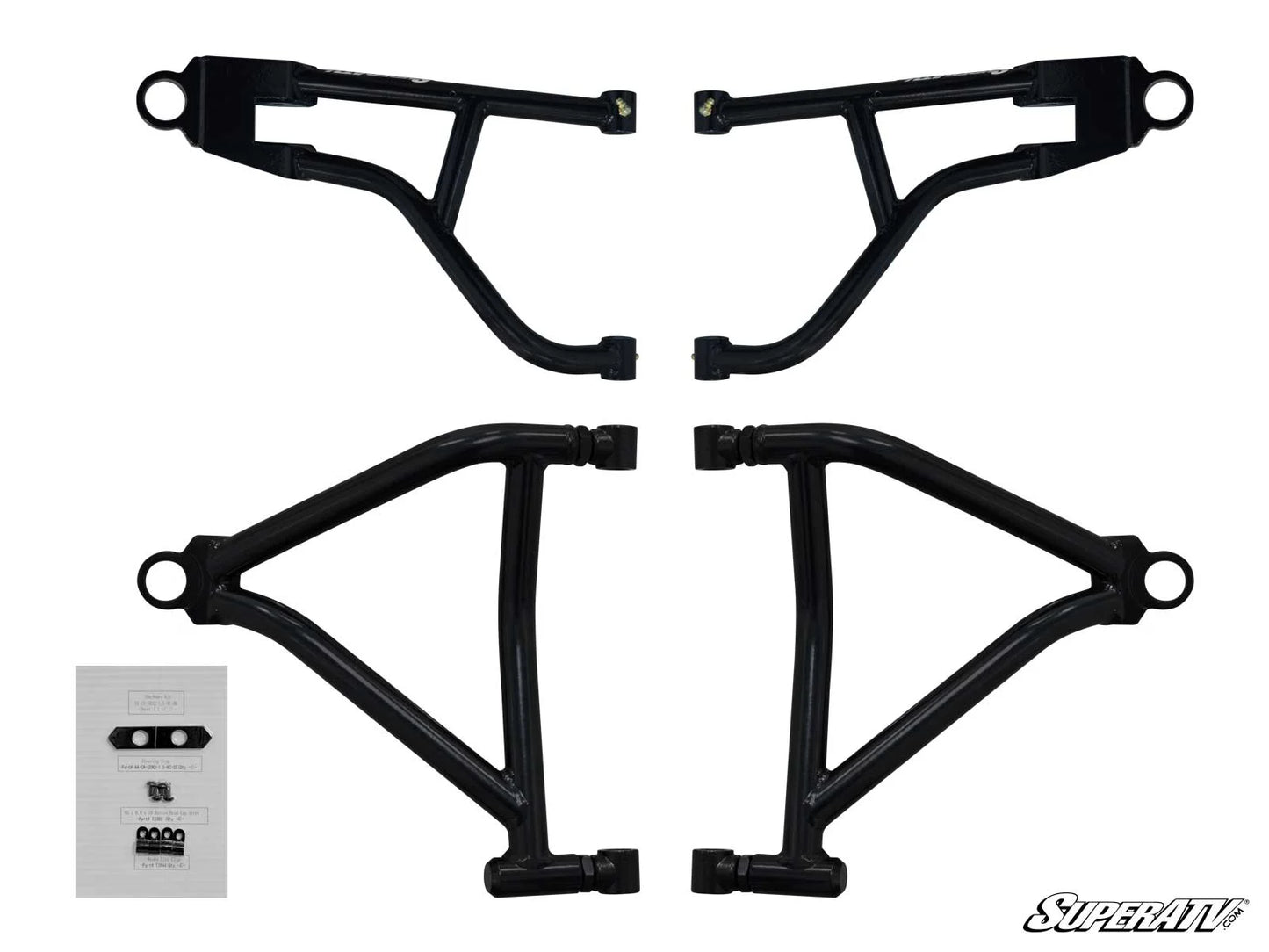 SuperATV - Can-Am Outlander (Gen 2) High Clearance 1.5" Offset A-Arms