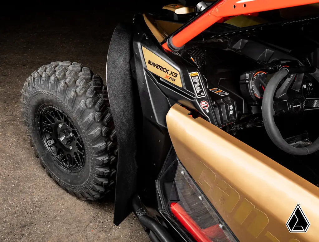 ASSAULT INDUSTRIES LOW-PROFILE FENDER FLARES FOR CAN-AM MAVERICK X3