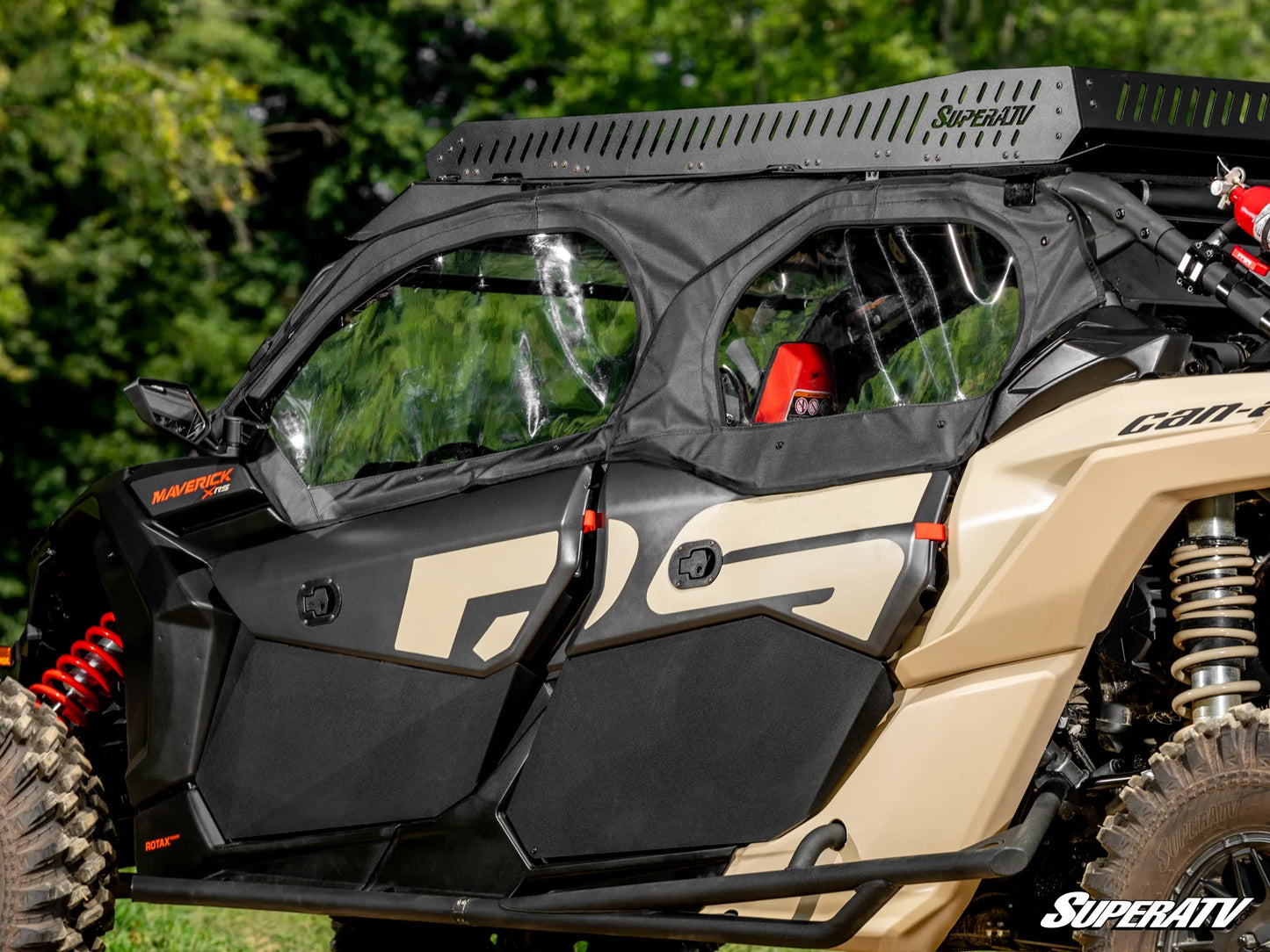 SuperATV - Can-Am Maverick X3 Primal Soft Cab Enclosure Upper Doors