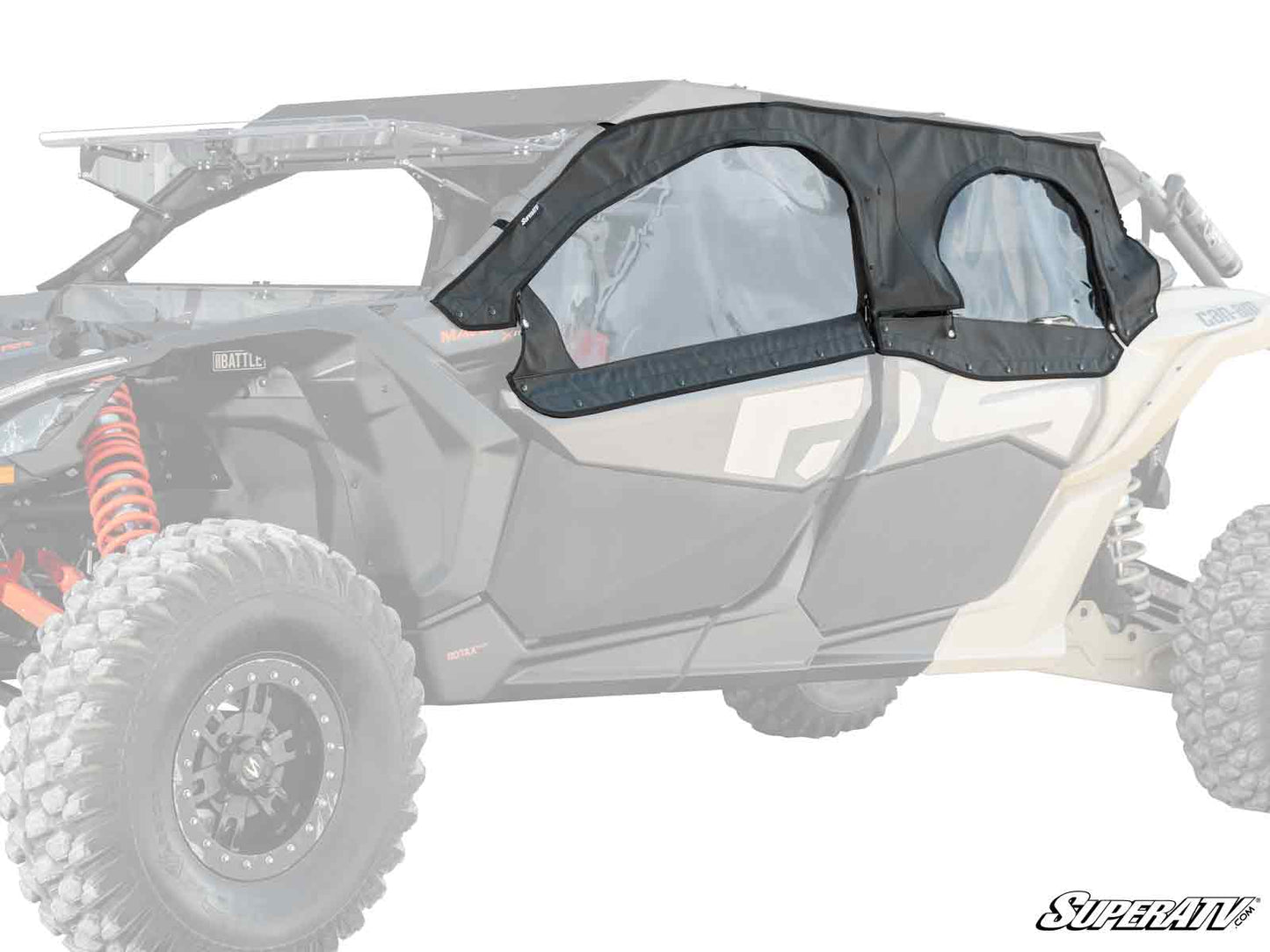 SuperATV - Can-Am Maverick X3 MAX Primal Soft Cab Enclosure Upper Doors