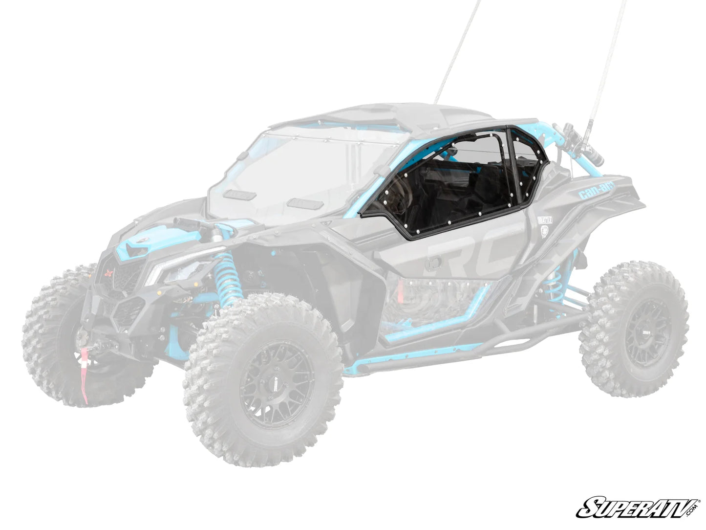 SuperATV - Can-Am Maverick X3 Hard Cab Enclosure Upper Doors