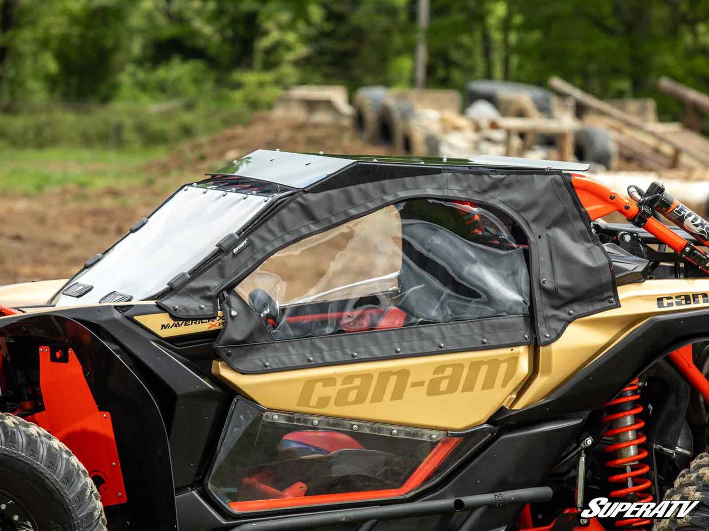SuperATV - Can-Am Maverick X3 Primal Soft Cab Enclosure Upper Doors