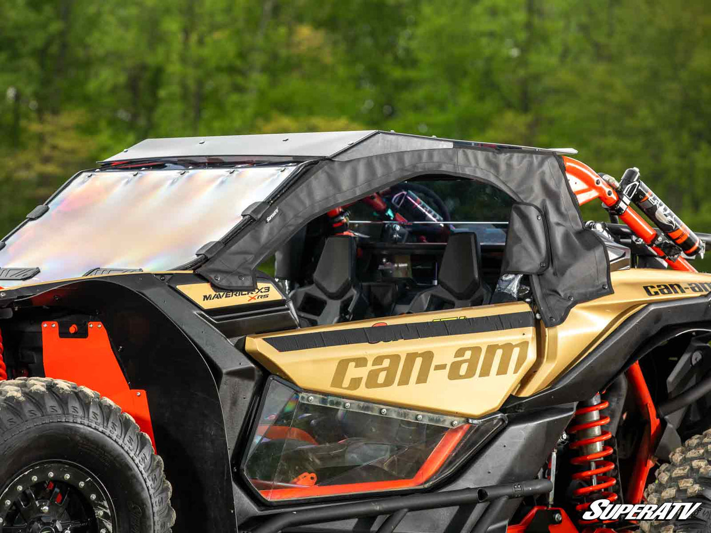 SuperATV - Can-Am Maverick X3 Primal Soft Cab Enclosure Upper Doors