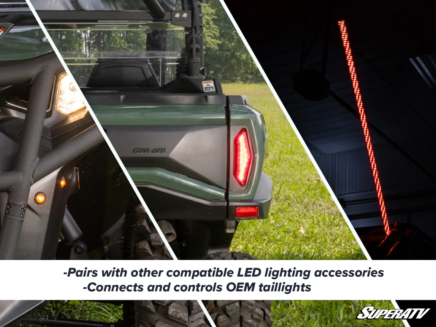 SuperATV - Can-Am Commander Deluxe Self-Canceling Turn Signal Kit