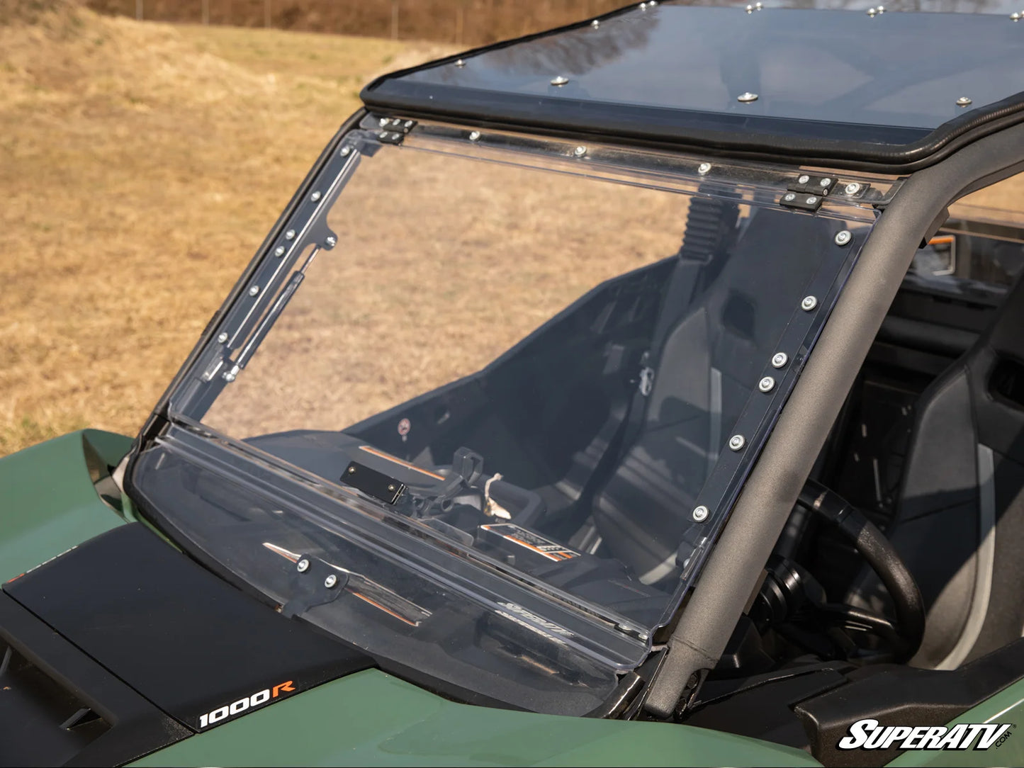 SuperATV - Can-Am Maverick Sport Flip Windshield