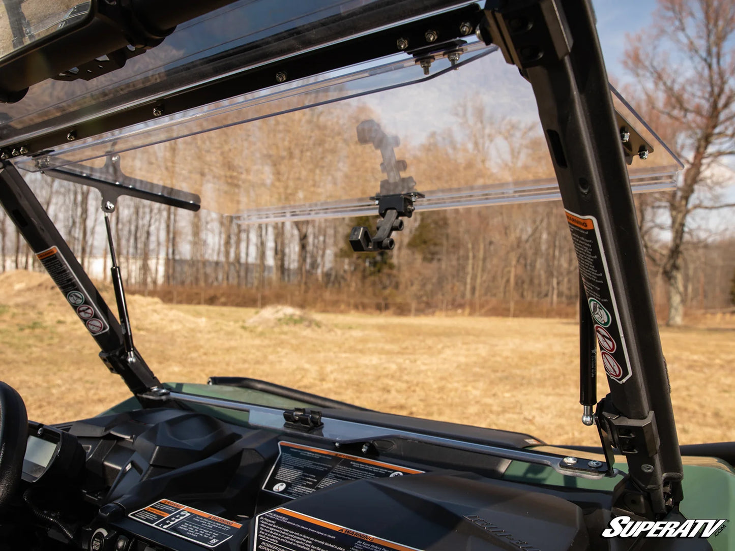 SuperATV - Can-Am Maverick Sport Flip Windshield