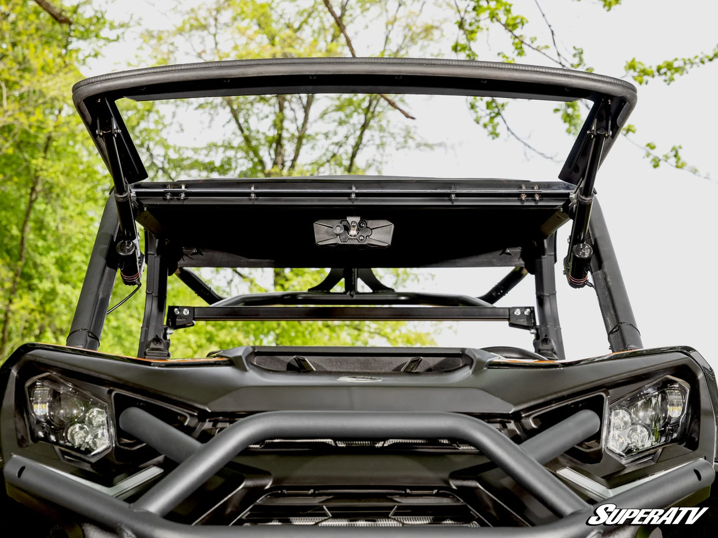 SuperATV - Can-Am Maverick Sport MaxDrive Power Flip Windshield