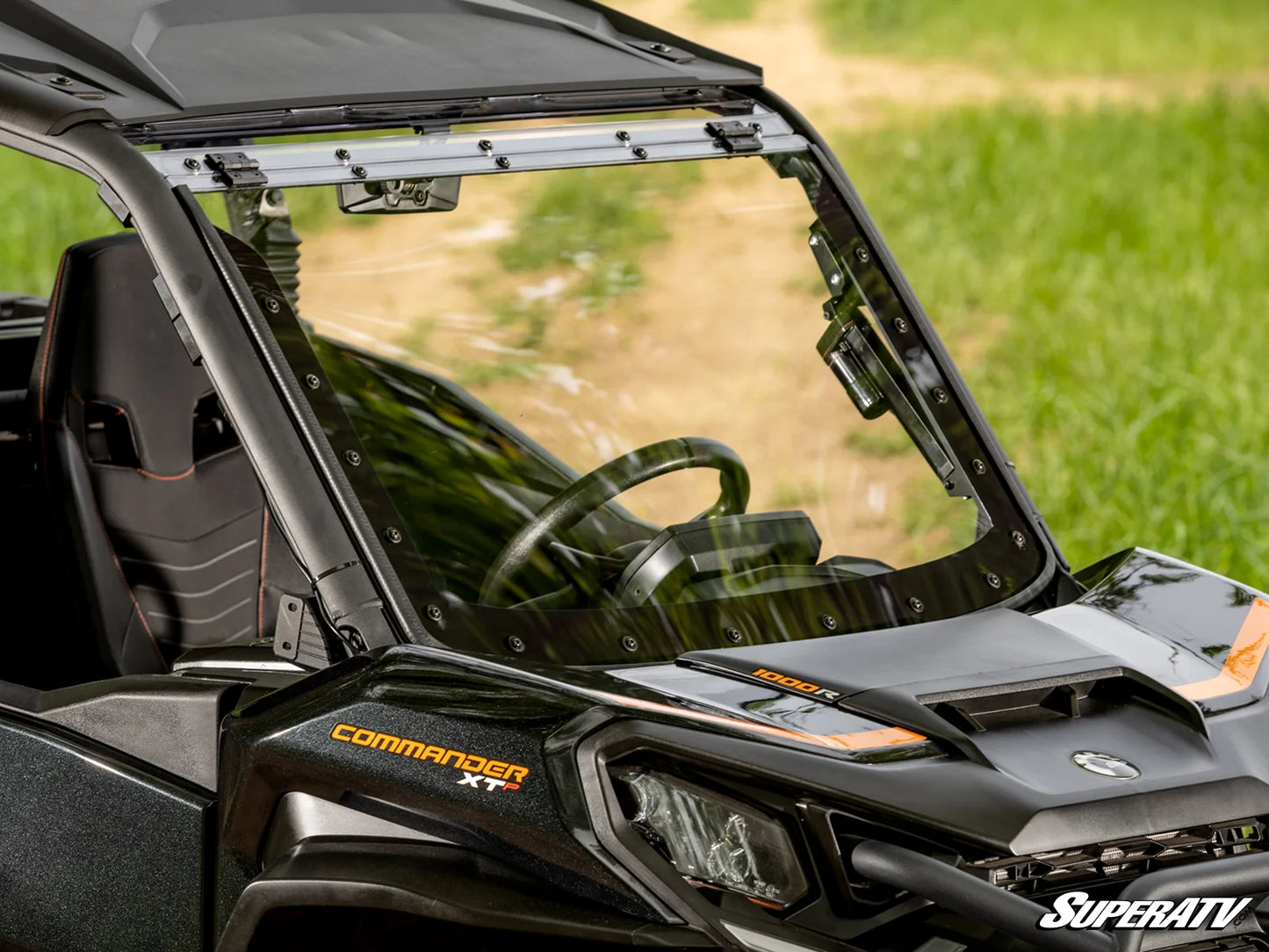 SuperATV - Can-Am Maverick Trail MaxDrive Power Flip Windshield