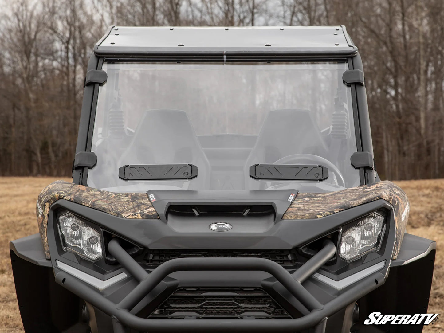 SuperATV - Can-Am Maverick Sport Vented Full Windshield