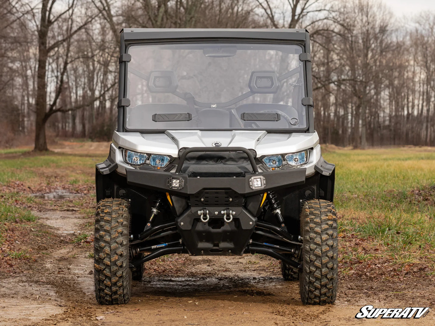 SuperATV - Can-Am Defender Vented Full Windshield