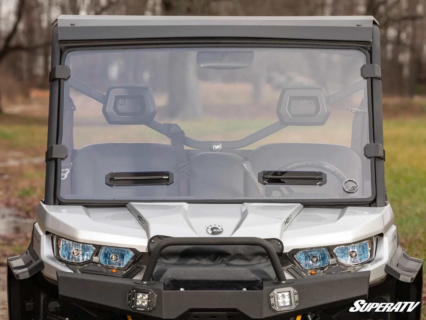 SuperATV - Can-Am Defender Vented Full Windshield
