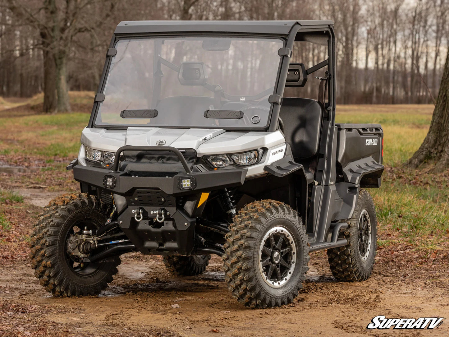 SuperATV - Can-Am Defender Vented Full Windshield