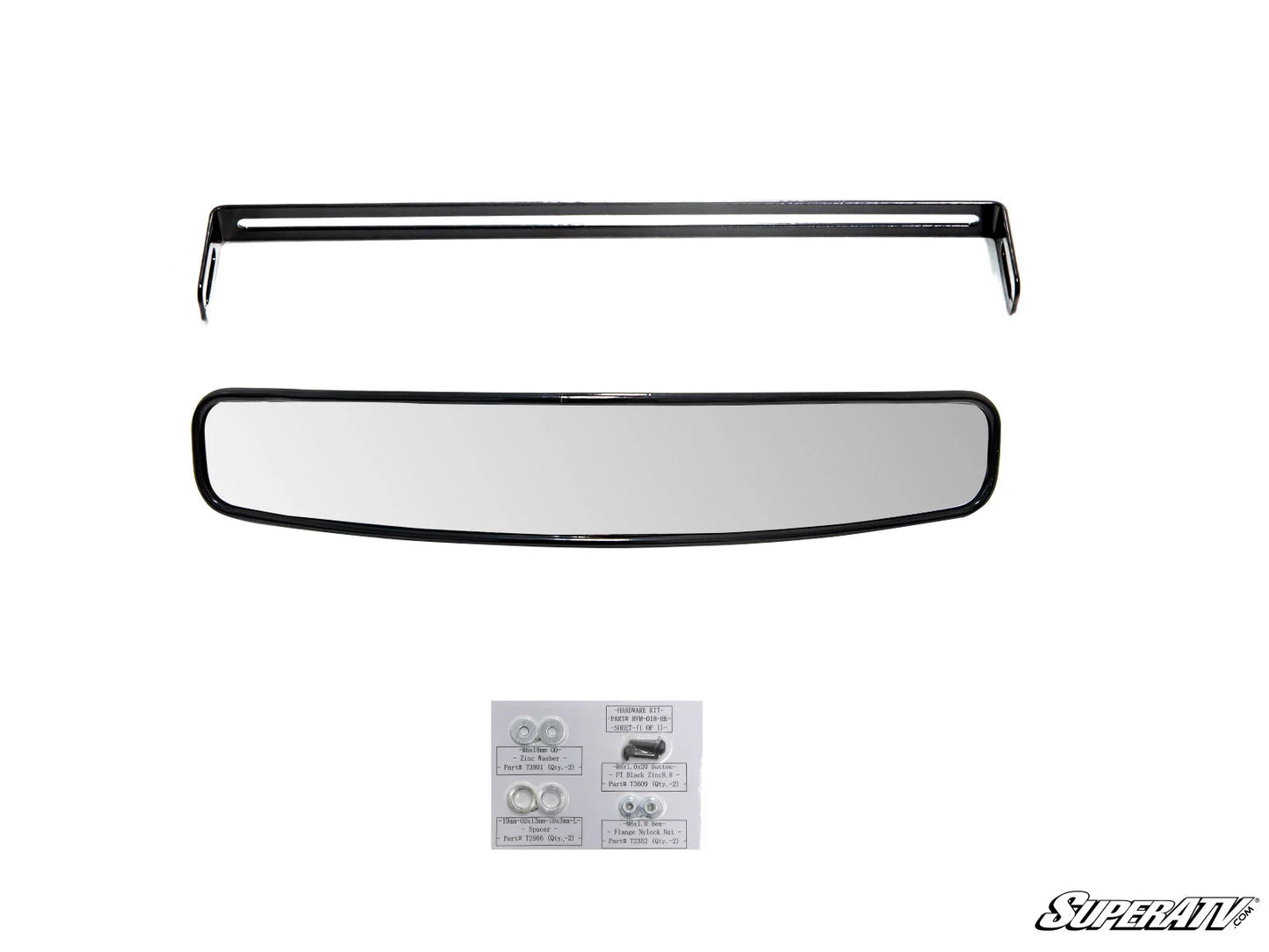 SuperATV - Can-Am Defender Curved Rear View Mirror