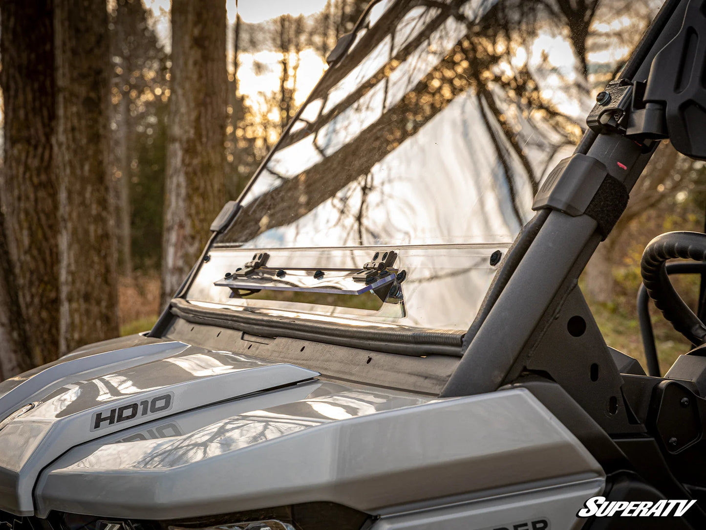 SuperATV - Can-Am Defender Vented Full Windshield