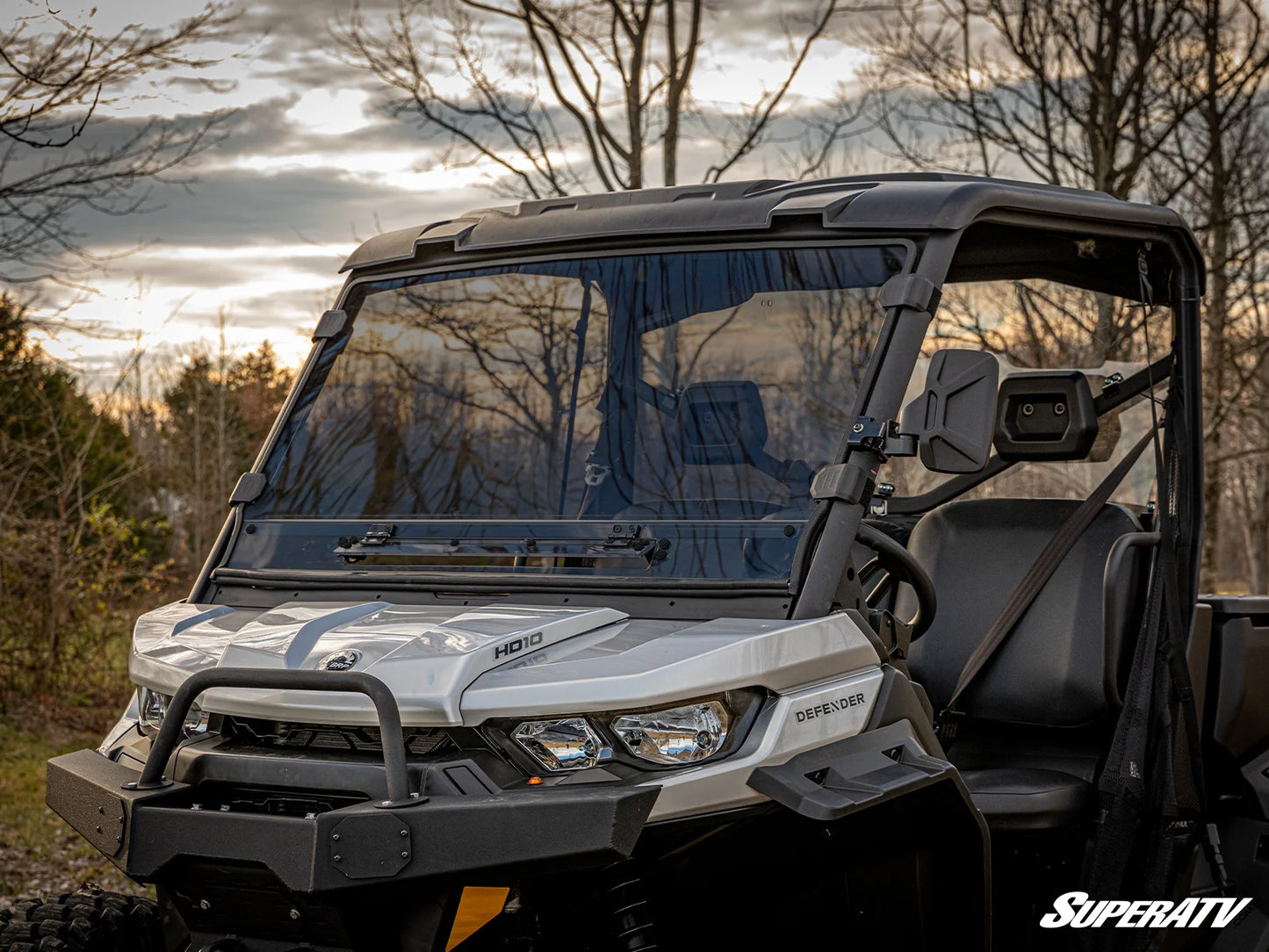 SuperATV - Can-Am Defender Vented Full Windshield