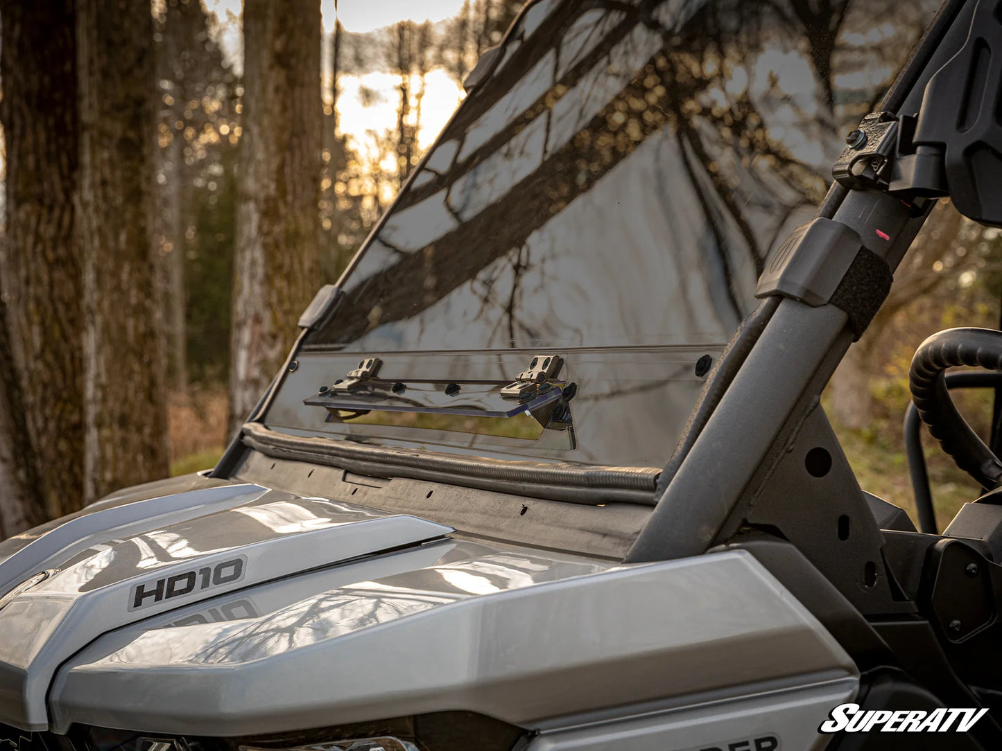 SuperATV - Can-Am Defender Vented Full Windshield