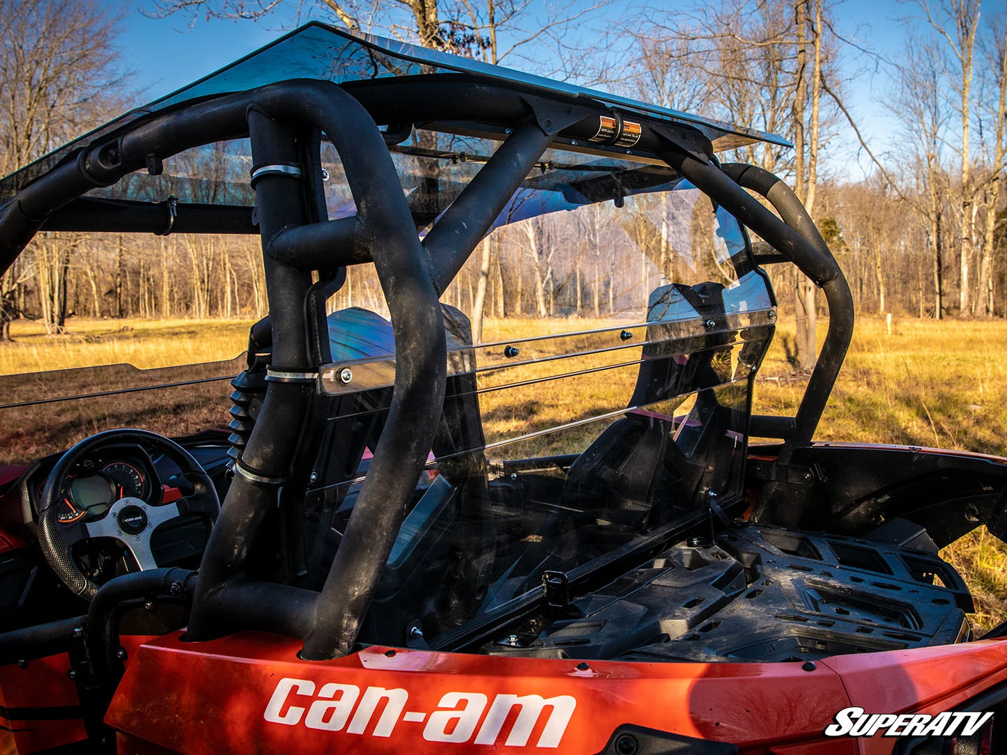 SuperATV - Can-Am Maverick Rear Windshield