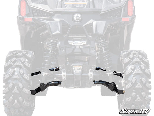 SuperATV - Can-Am Maverick Trail High Clearance 1.5" Rear Offset A-Arms